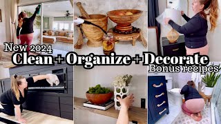 2024 Home Decorating ideas ~ Cleaning Decorating & easy dinner ideas ~ real life mom motivation