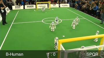 B-Human vs. SPQR, RoboCup German Open 2013, SPL Preliminaries, 1st Half
