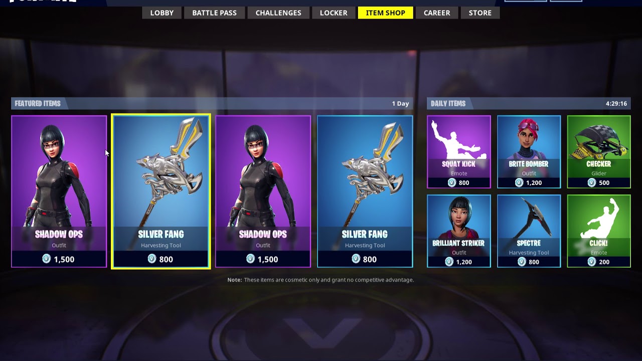 Fortnite Item Shop Glitch! YouTube