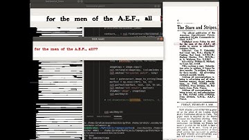 OCR example processing a newspaper image.