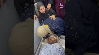 جانب من وداع الشهيد  الشيخ محمد عصعوص الذي ارتقى جراء عملية اغتيال نفذها جيش الاحتلال في  جنين