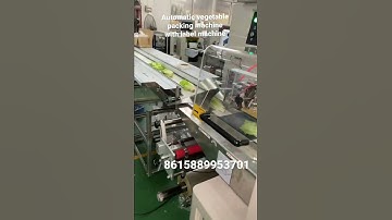 Automatic vegetable packing machine with label machine ,China fresh fruit vegetable packing machine