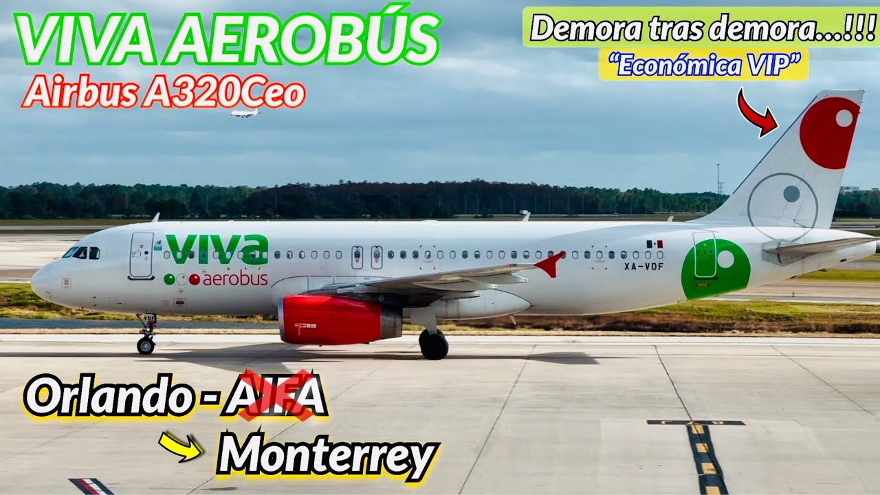 VIVA Aerobús A320 VIP I Orlando (MCO) - Monterrey (MTY) I Trip Report