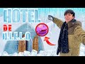 Un hotel hecho completamente de hielo y nieve, el único en todo el continente🇨🇦🥶