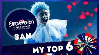Eurovision 2020 - My Top 6 🇳🇱