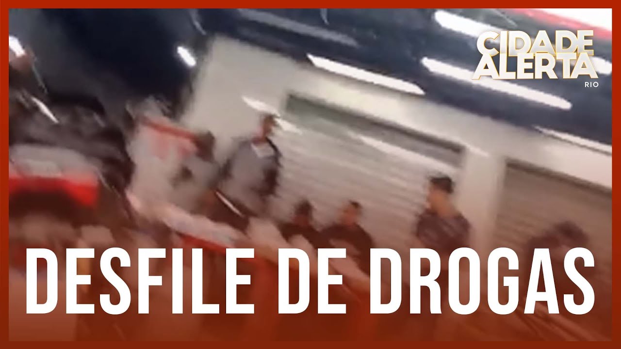 Desfile de drogas no Complexo da Maré | Cidade Alerta RJ