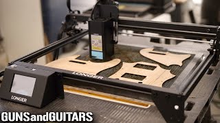 How to make CUSTOM LASER CUT PICKGUARDS (ft. Longer Ray5 20w CNC laser) DIY step by step tutorial