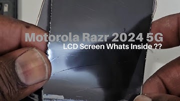Whats Inside The pOLED Screen| Motorola Razr 2024 5G |Taredown