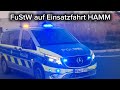 FuStW auf Einsatzfahrt HAMM (Westfl)