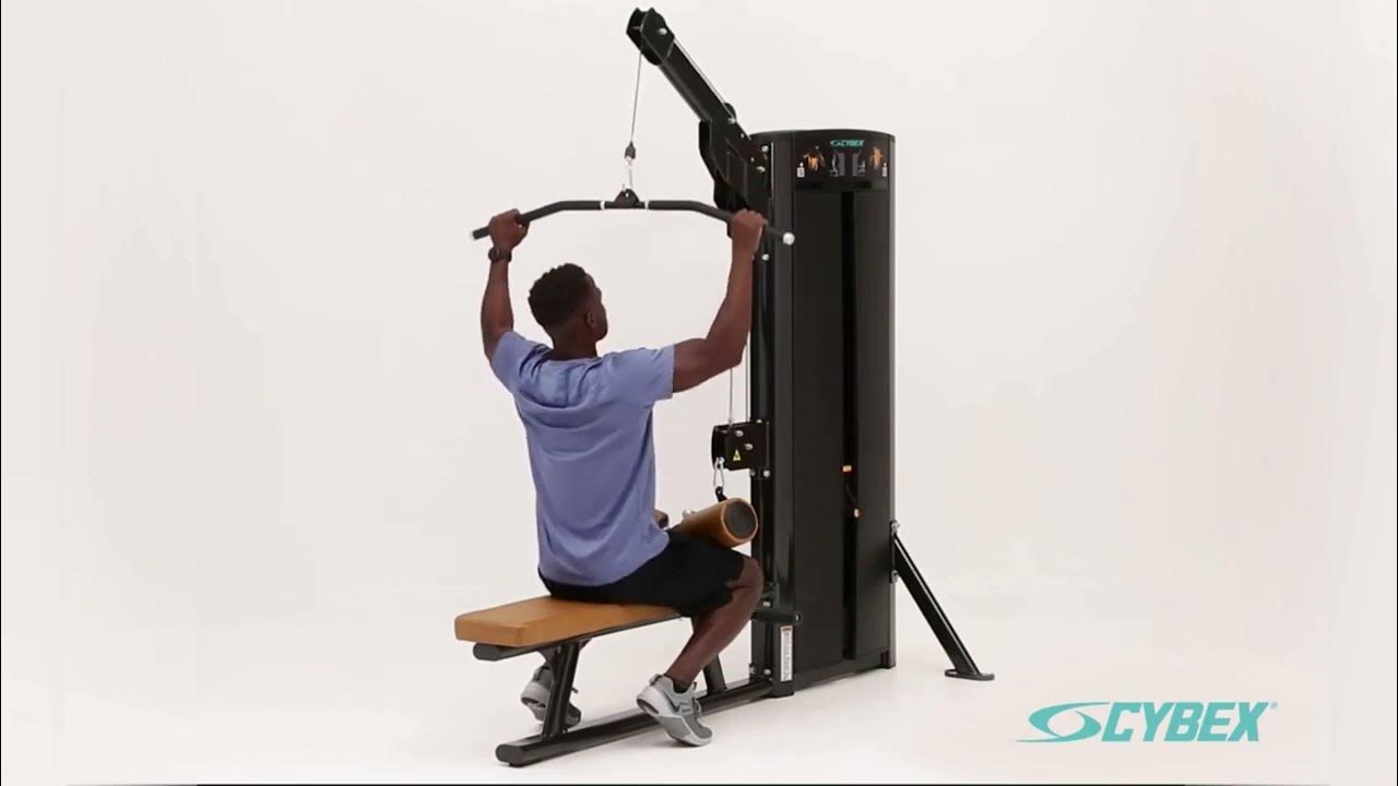 Cybex Ion Series Lat Pulldown / Low Row | Fitness Direct - YouTube