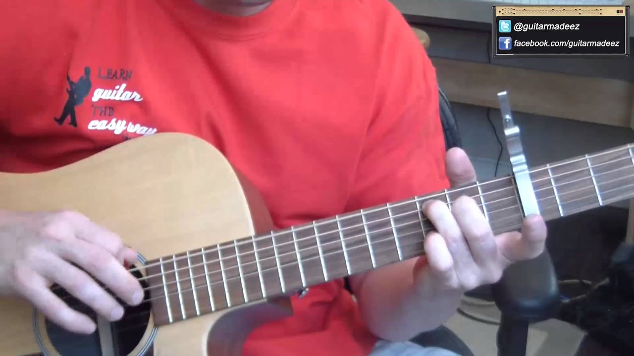 Lil Wayne - How To Love - Guitar Tutorial (YOU'LL BE PLAYING IT IN ...