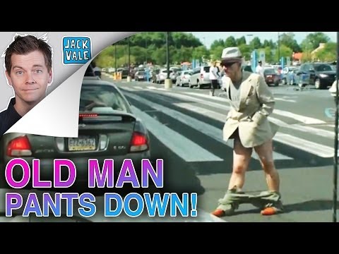 Old Man Pants Down!