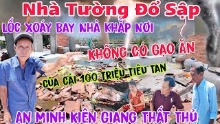 Nhà Tường 100 Triệu Đổ Sập Hoàn Toàn Sau trận Lốc Xoáy kinh hoàng người dân ra đường cầu cứu gấp gấp