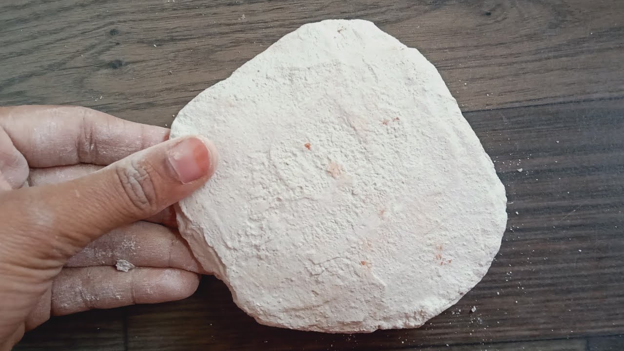 clay roti making part 1 😍🤤red and white slate powder #clay #ytshorts ...