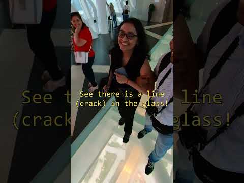 Dubai Frame #scary #glasswalk #dubai #360degree #insta360