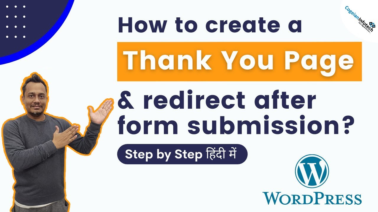 How To Make Thank You Page In Your Wordpress Step by Step | Learn Free ...