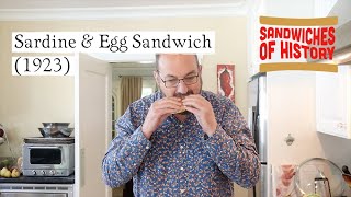 Sardine & Egg Sandwich (1923) on Sandwiches of History⁣