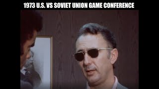 1973 U.S. vs Soviet Union pre basketball  Game Conference