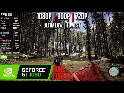 The Forest - Gameplay on Core 2 Duo E4300 / Nvidia GT 210 