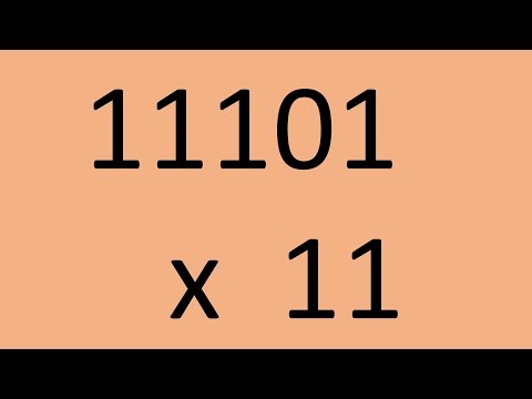 Multiplying Binary Numbers