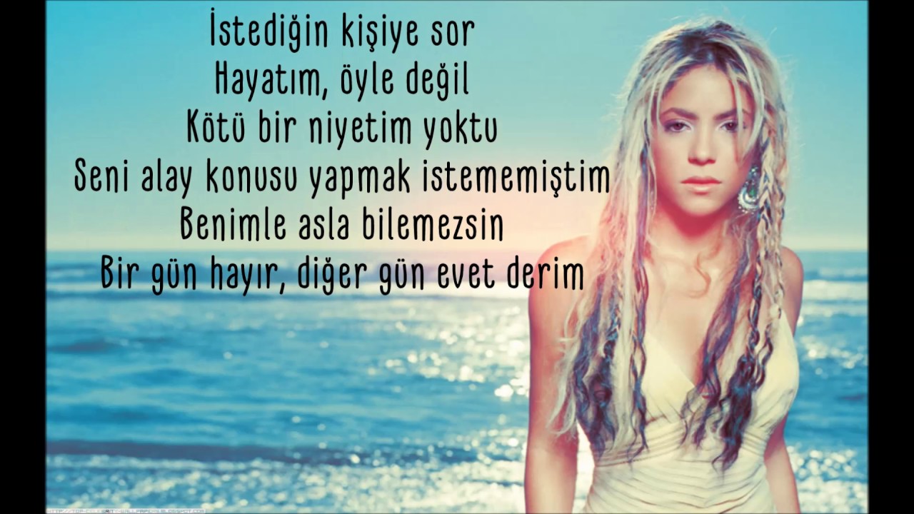Shakira Ft Maluma Clandestino Turkce Ceviri Youtube