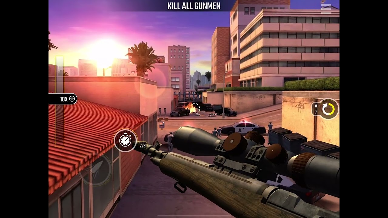 Pure Sniper - Wields And Shields / Kill All Gunmen , mission 30, Z25