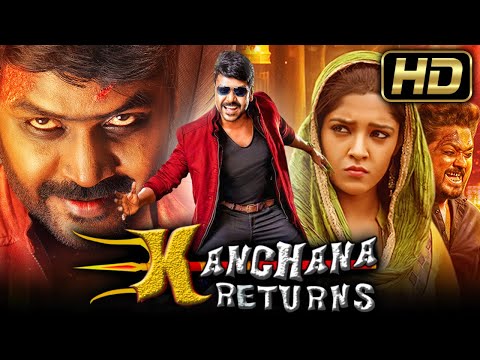 राघवा लॉरेंस साउथ इंडियन हॉरर हिंदी डब्ड मूवी | Kanchana Returns (HD) | रितिका सिंह