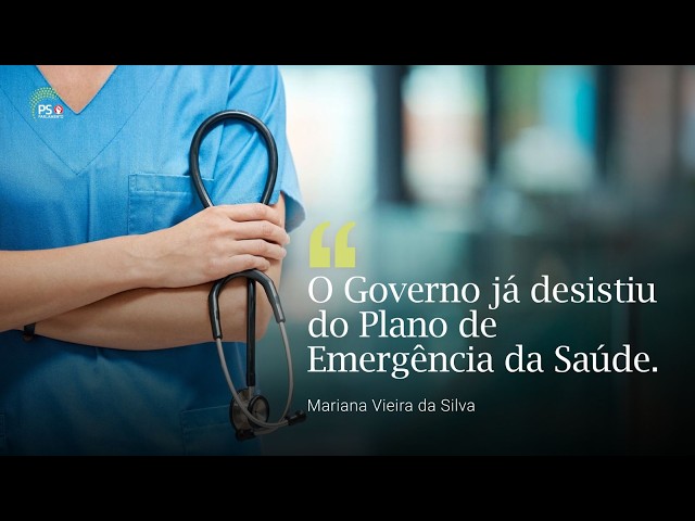 O Governo já desistiu do Plano de Emergência da Saúde