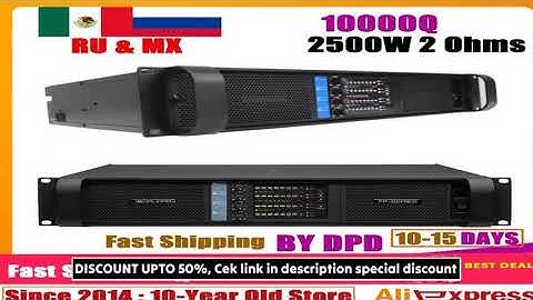 Leicozic 2500W 10000q 4 Channel Power Amplifier Class TD Line Array Amplificador Powerful