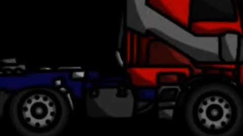 Optimus prime transformation 2D animation test :p