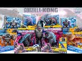 Godzilla x kong toy collection unboxing asmr no talking toy review   the new empire