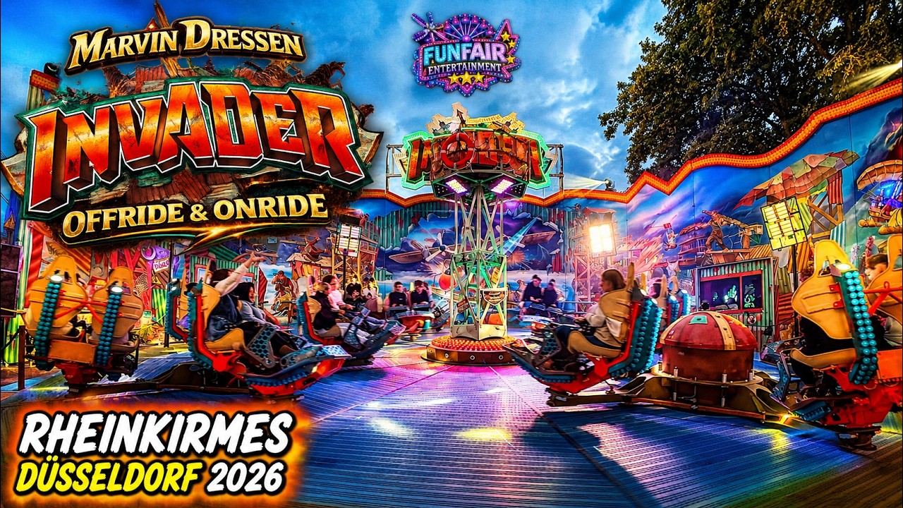 Vorschaubild: INVADER 🔥 4K Onride & Offride | Marvin Dreßen | Rheinkirmes Düsseldorf 2026