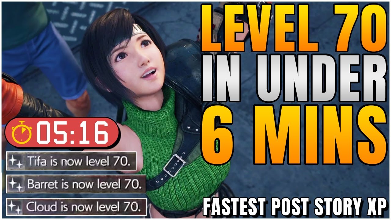 FF7 Rebirth FASTEST XP to 70 This is UNREAL! YouTube