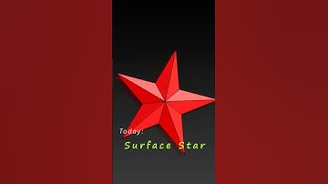 Surface Modeling a 3D Star Timelapse | SolidWorks Precision Design #shorts