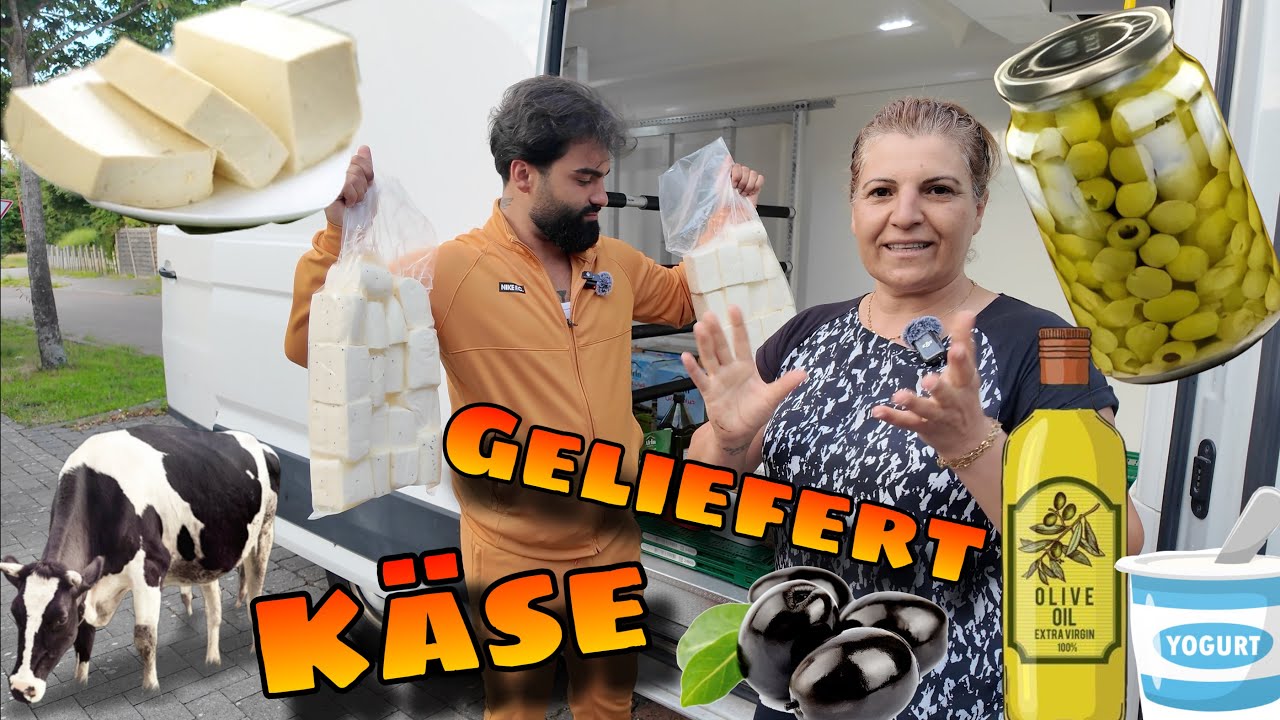 DIE KÄSE-LIEFERUNG IST DA! 😍 Mit Oliven, Halloumi & mehr! | Rami.K X BasnasKüche 