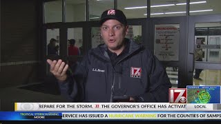 More than 3,000 sheltered in Sampson County