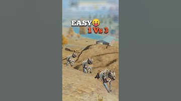 Easy 1 Vs 3 😝 #shorts #codm #codmobile