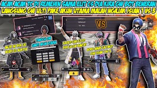 ACAK ACAK TIM CODE DI SPELEHIN SAMA ELIT CS DI KIRA BOT BENERAN GW TANTANG 1 VS 3 DI AKUN UTAMA