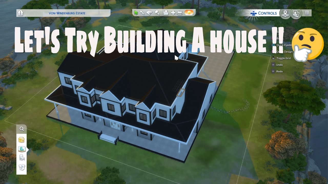 Let's Play The Sims 4 Trying To build A New House 😢 - YouTube