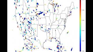 Local Moran's i p-values USA Year 8