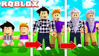 DE NOTRE NAISSANCE JUSQU'A NOTRE MORT !! | Roblox Growing Up Simulator