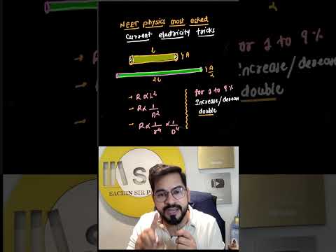 Current Electricity 😱 Most Repeated NEET Question Trick #neet2027 #neet2026 #neet