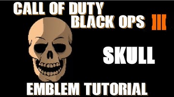 COD BO3 / Call of Duty Black Ops 3 : Skull Emblem Tutorial