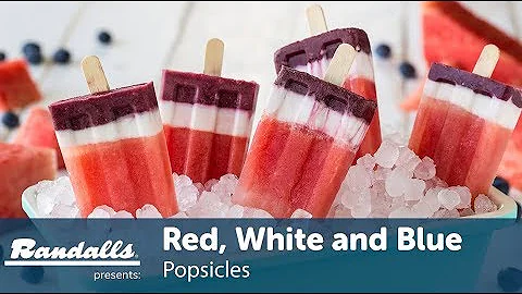 Red, White and Blue Popsicles | Fourth of July Recipe | Randalls