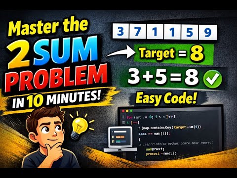 Master the 2 Sum Problem in 10 Minutes - YouTube