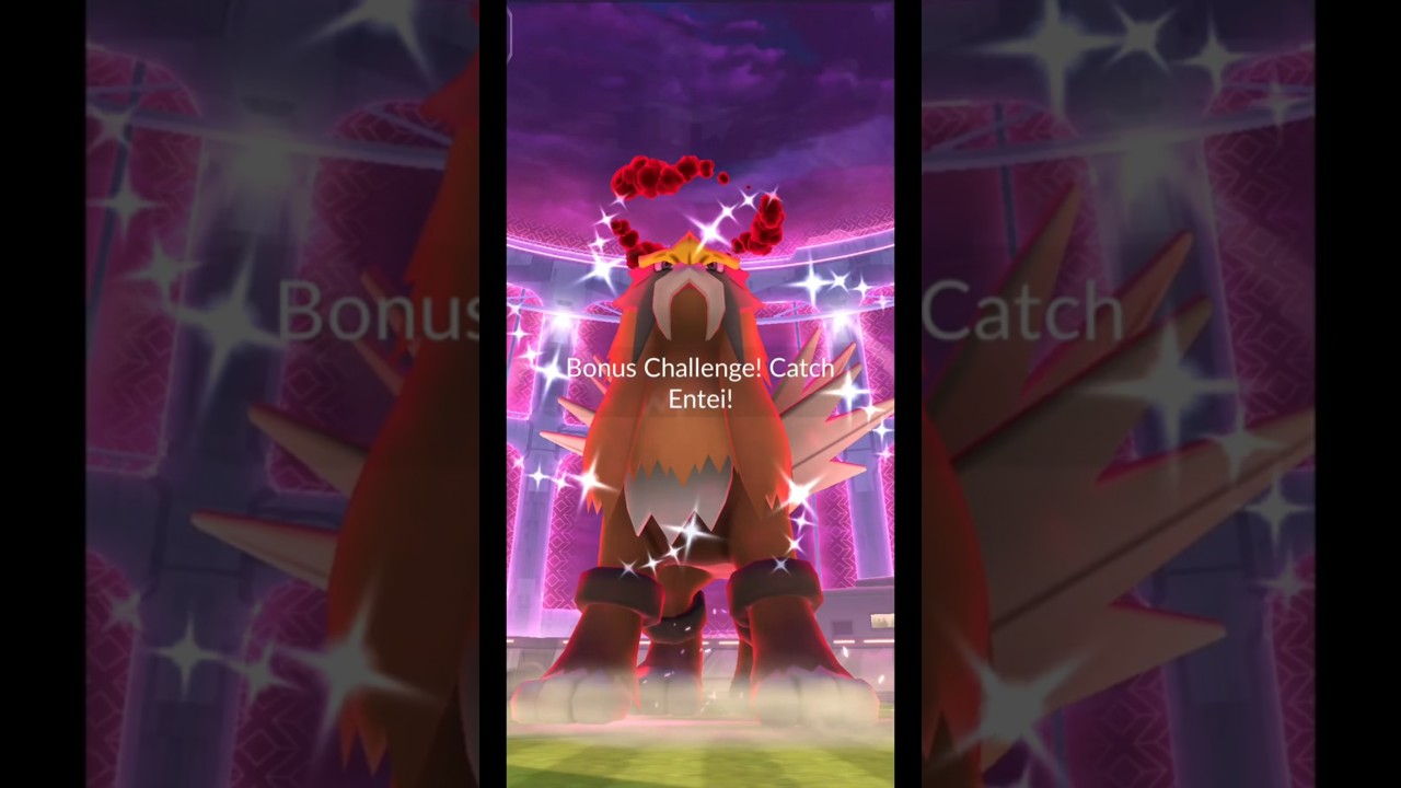 Shiny Dynamax Entei With Background 😱✨ | Pokemon Go |