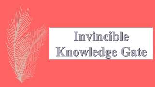 Invincible Knowledge Gate Intro Video
