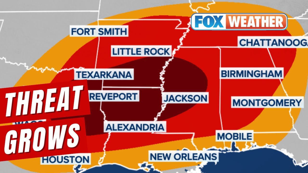 Strong Tornadoes Possible In South Next Week As Severe Weather Threat ...