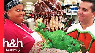 Los pasteles más grandes de la temporada | Cake Boss | Discovery H&H