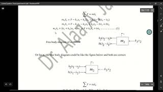 ME497 1  Lecture two  Transfer function and mechanical systems models